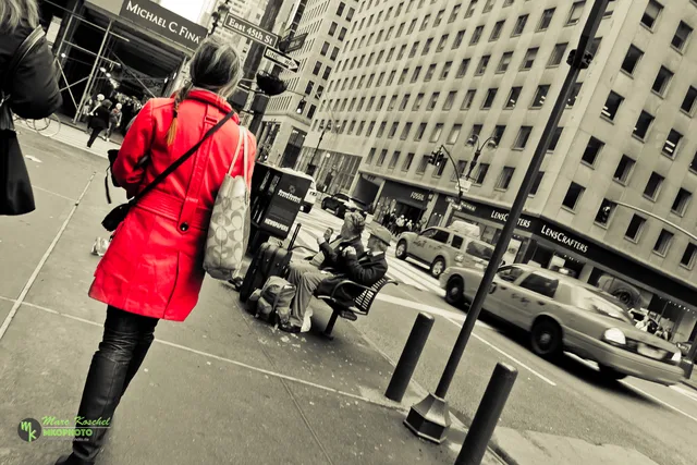 Woman in Red